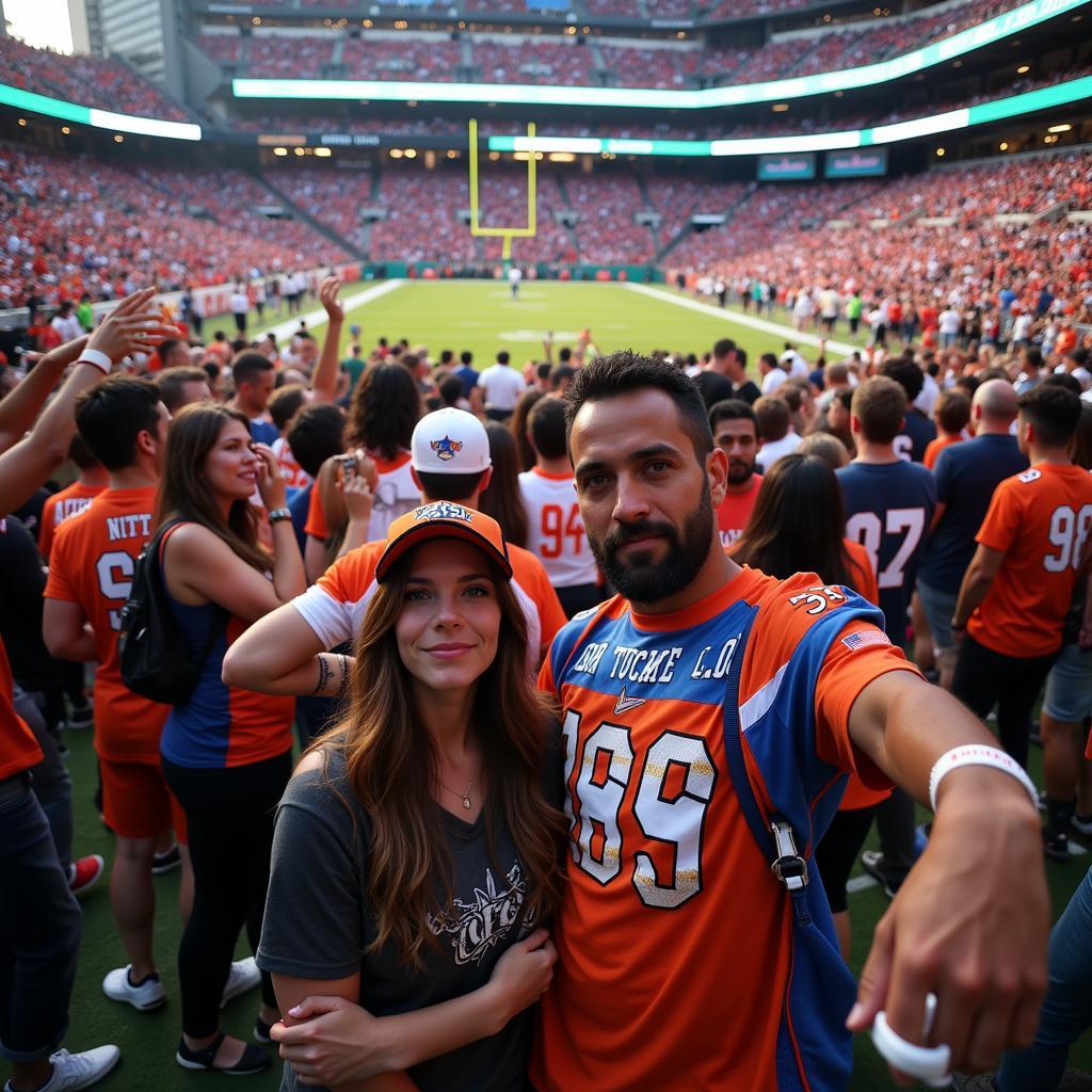 2 Live Crew Fans at Miami Football Game