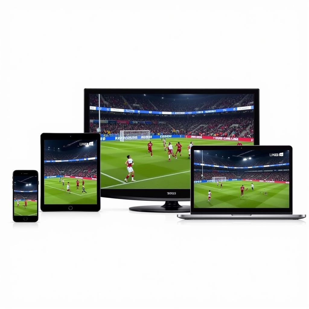 Enjoy ABC live stream football on various devices like phones, tablets, and laptops.