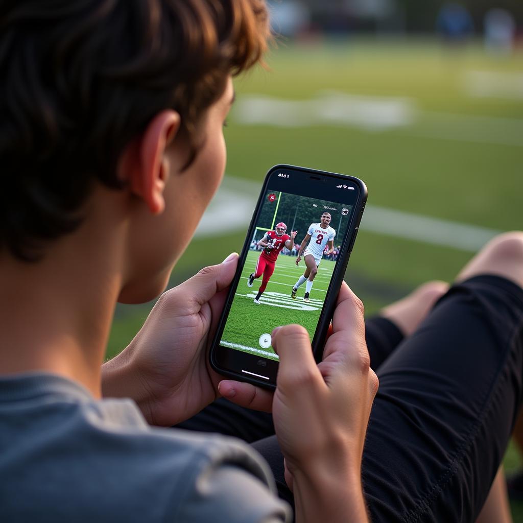 Watching Biggersville High School Football on Mobile