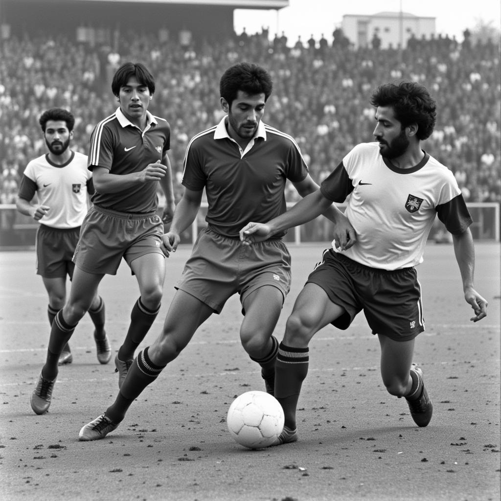 Afghanistan and Kuwait players competing in a past encounter