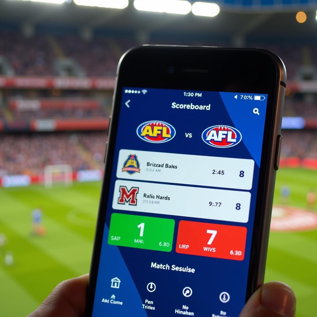 AFL Live Scores Mobile App