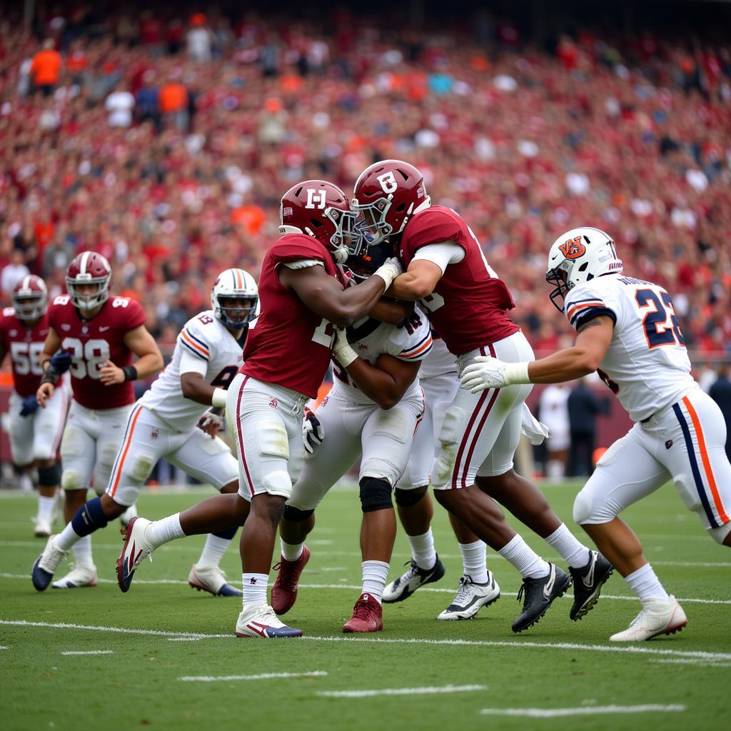 Alabama Auburn Iron Bowl Rivalry