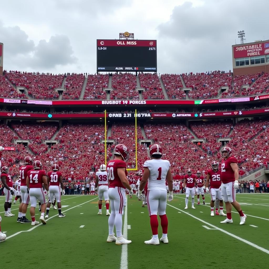 Alabama vs. Ole Miss Rivalry