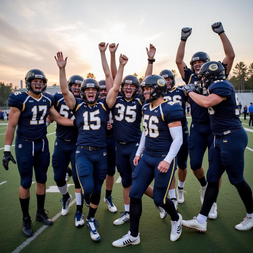 Alaska High School Football Celebration