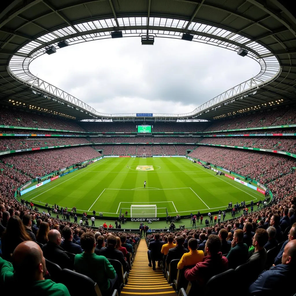 A panoramic view of the Croke Park crowd during the 2019 All Ireland Football Final.