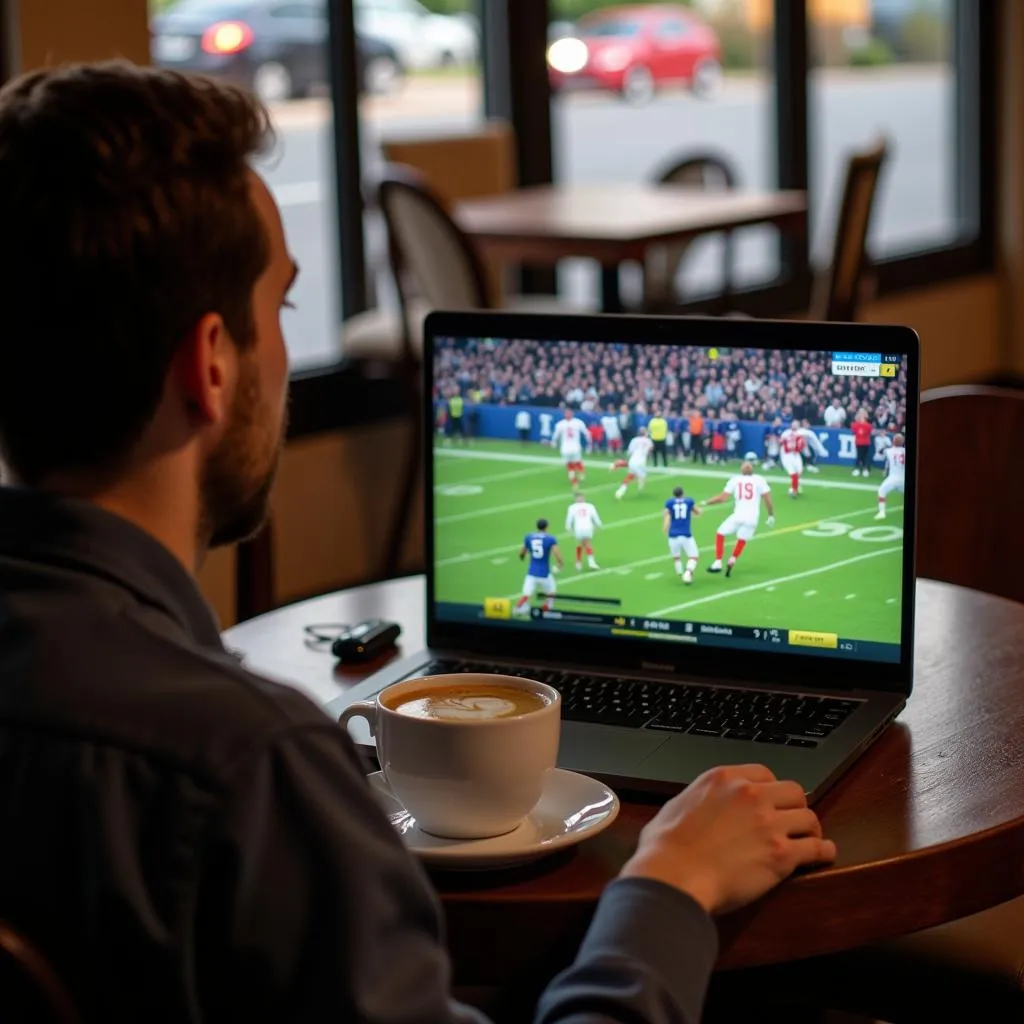 Live Streaming American Football on a Laptop