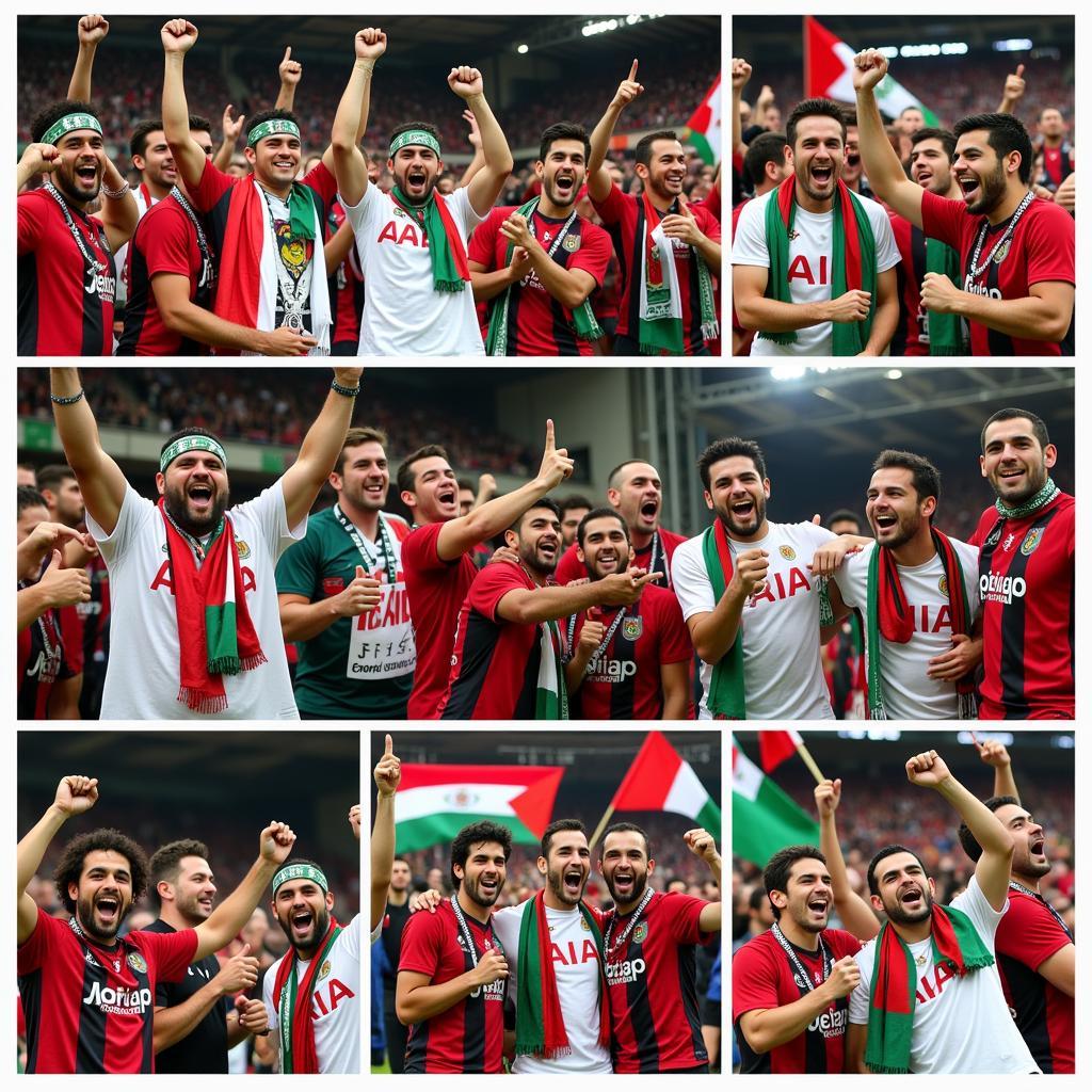 Ảnh fan hâm mộ giải Arab Cup