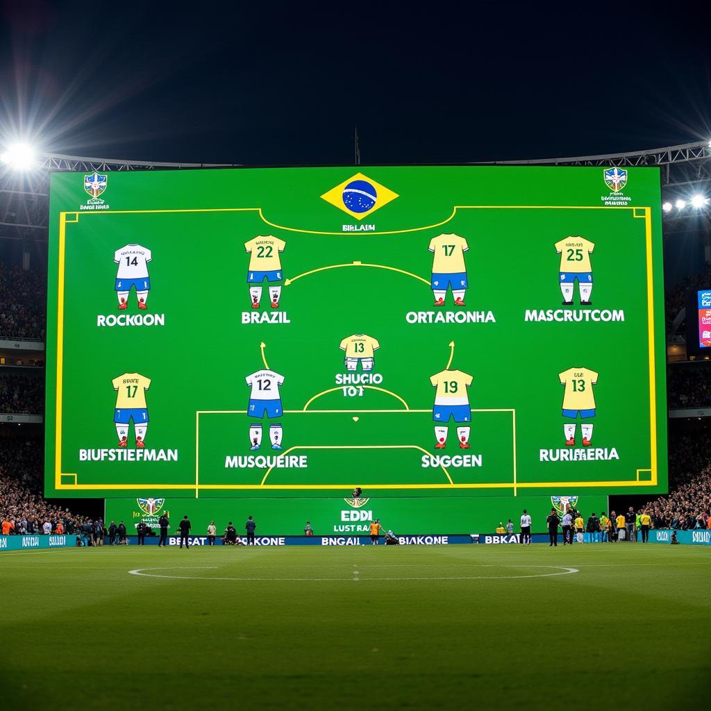 Brazil starting lineup