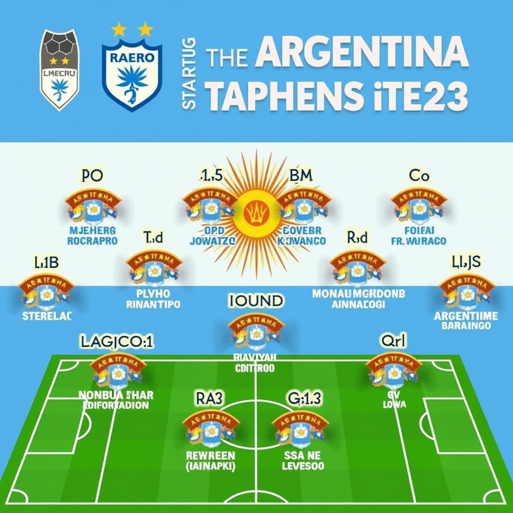 Đội hình ra sân của Argentina