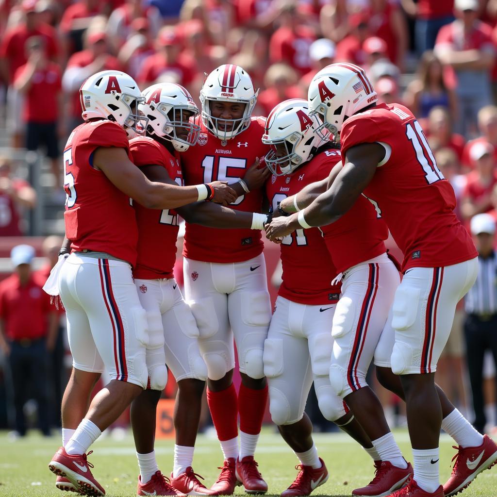 Arizona Wildcats Football Celebration