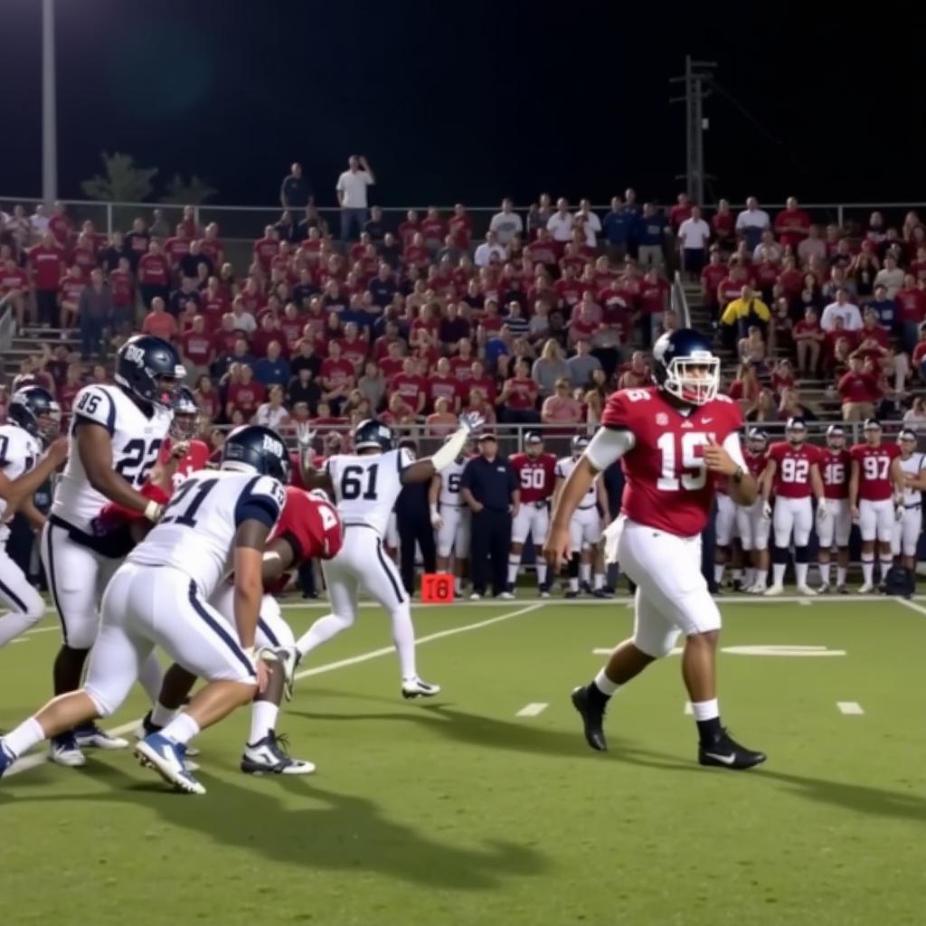 Arkadelphia Badger Football Live Stream: Action Shot