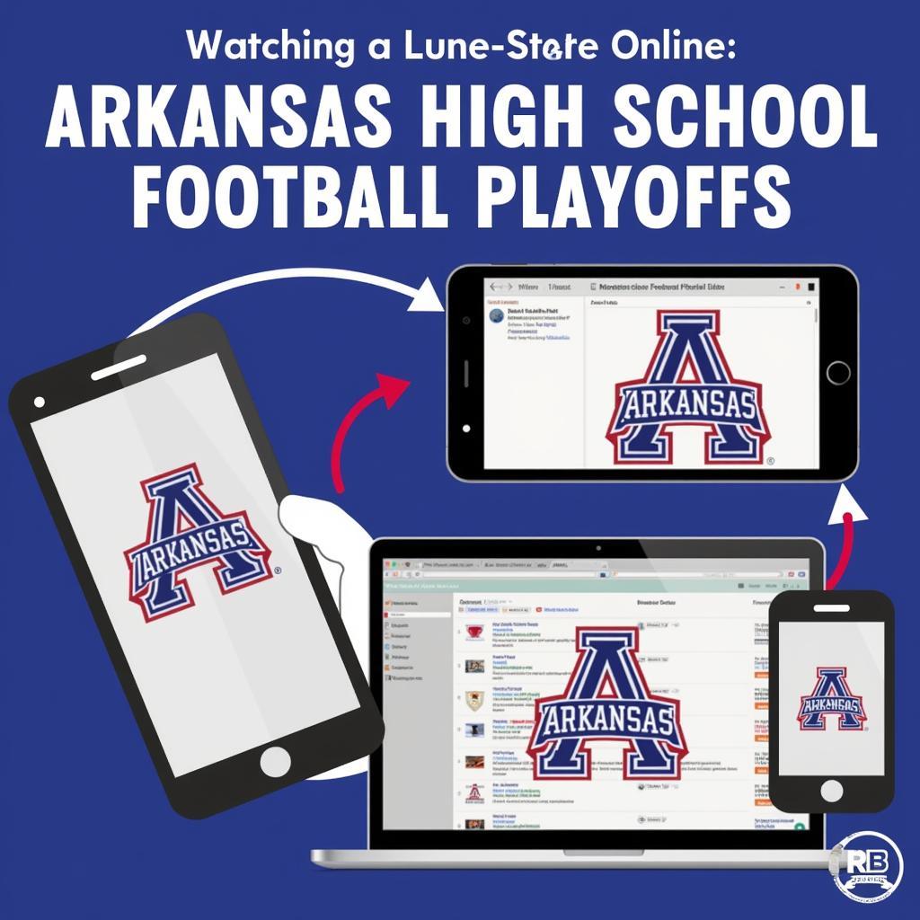 Arkansas High School Football Online Streaming Graphic