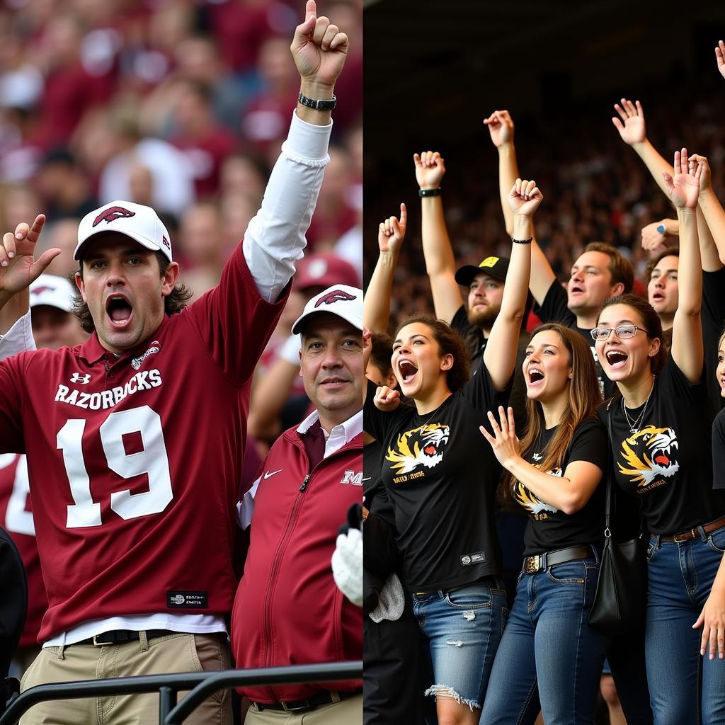 Arkansas vs. Missouri Football Rivalry