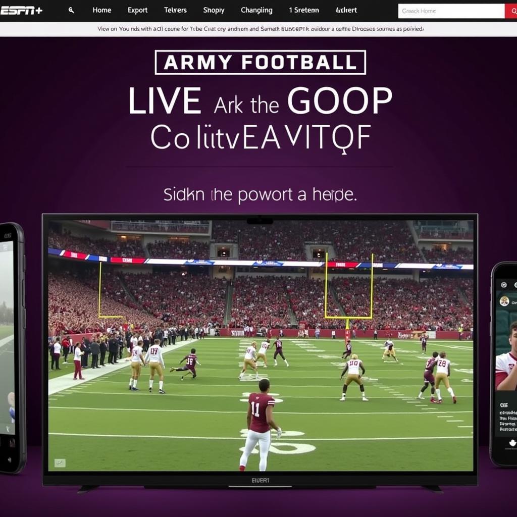 Live streaming Army football