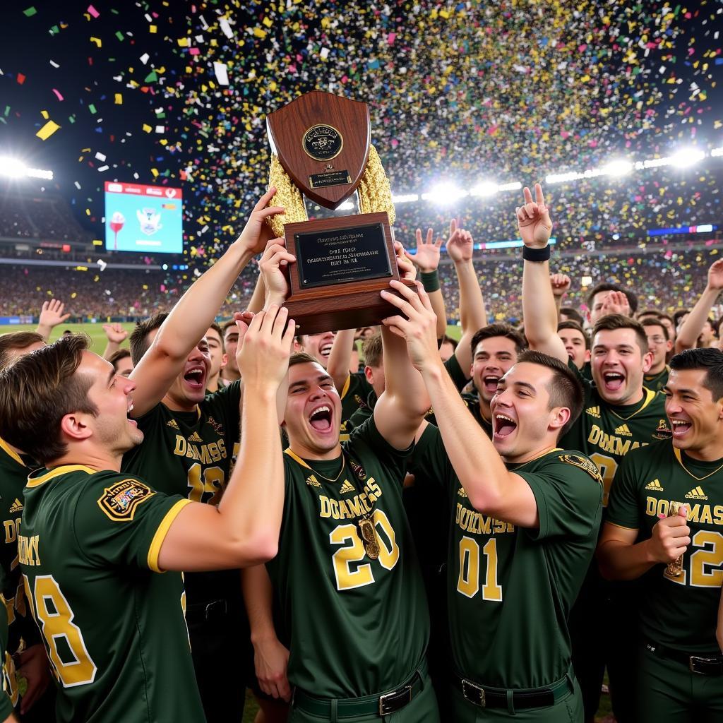 Army Celebrates Victory in the 2018 Army Navy Game