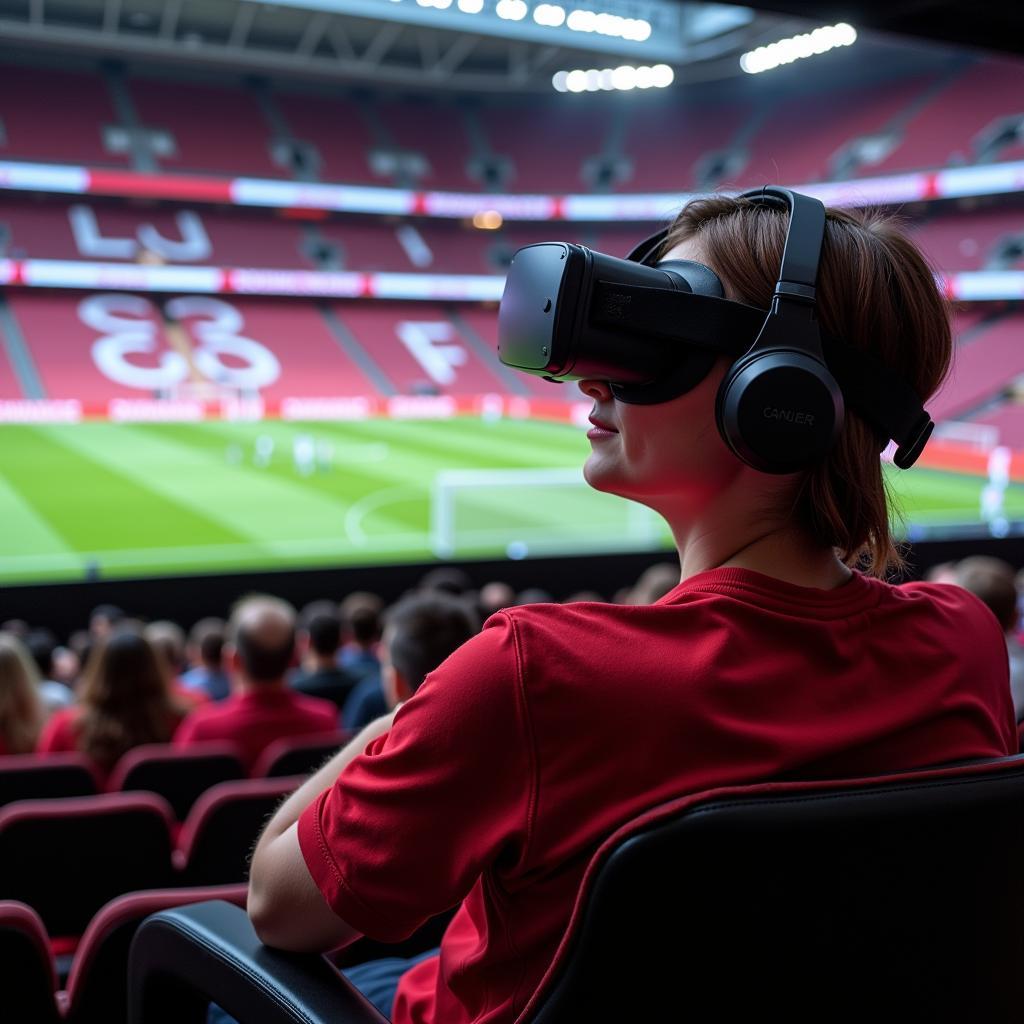 Arsenal VR live stream experience