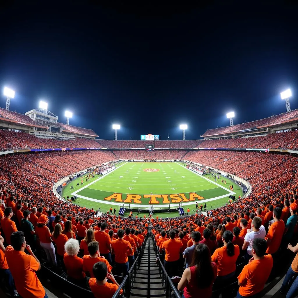 Artesia Bulldog Football Stadium Crowd