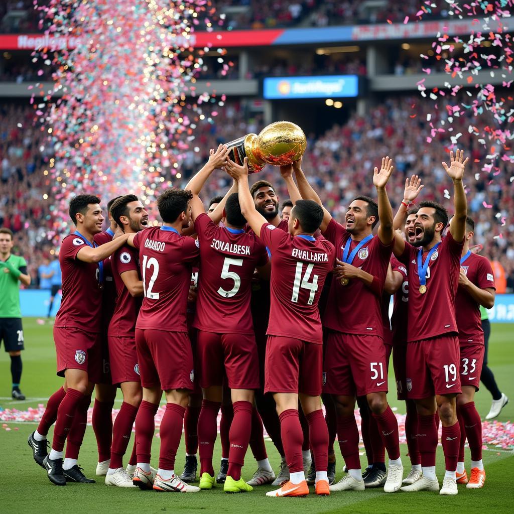 Qatar celebrates Asian Cup 2019 victory