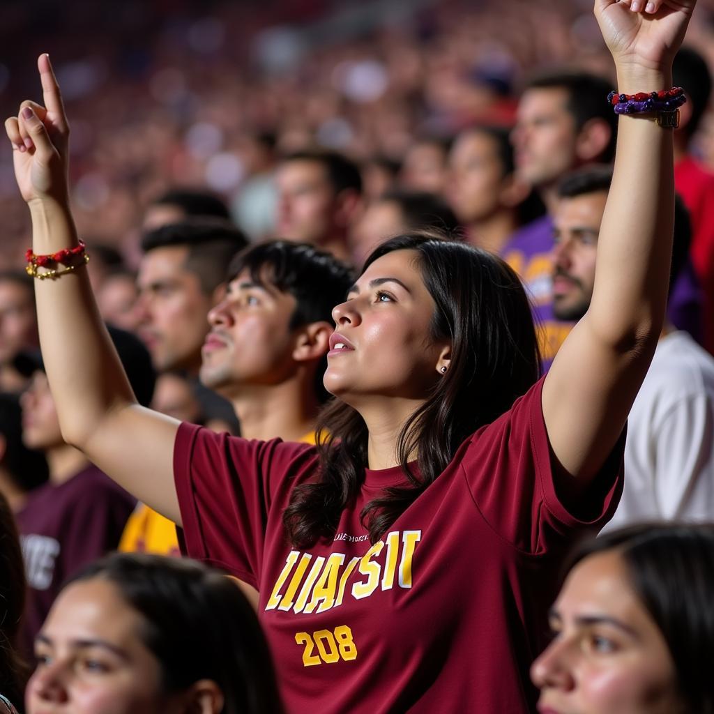 ASU vs UOFA Football Fans