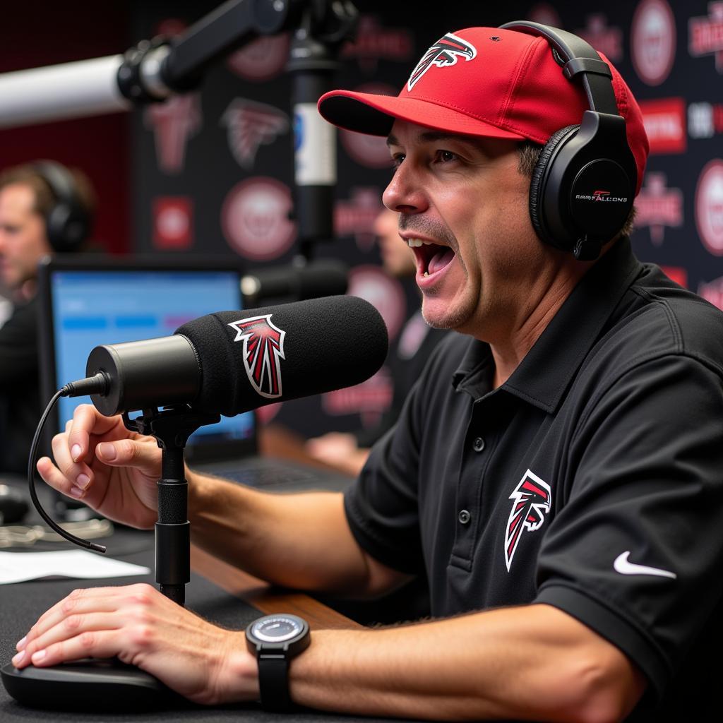 Atlanta Falcons live radio broadcast