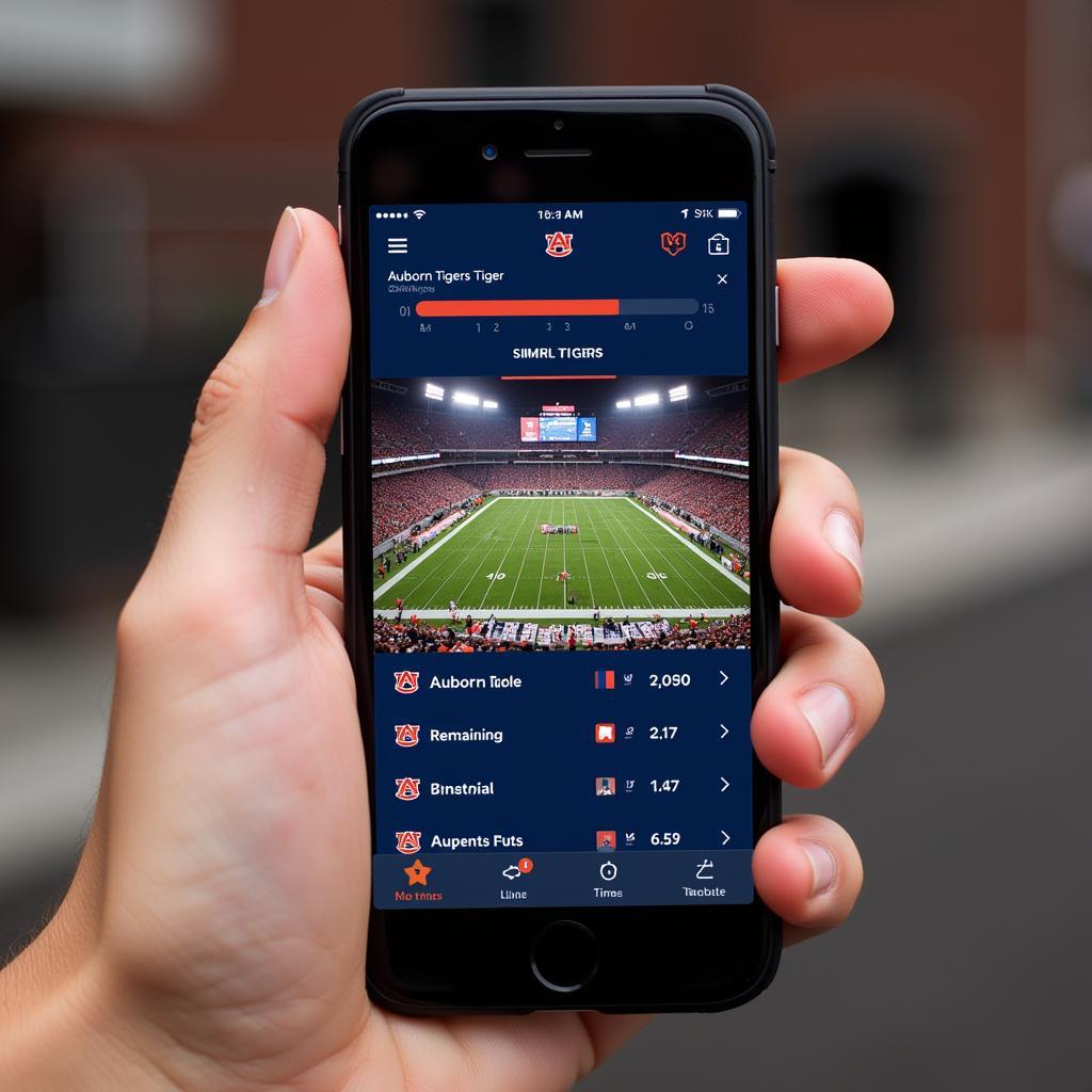 Auburn Football Live Score App