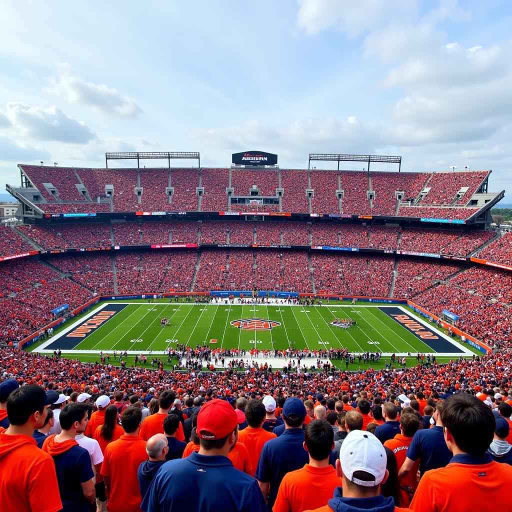 Auburn Football Stadium Crowd