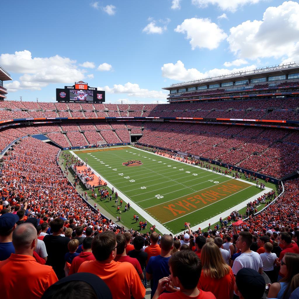 Auburn football stadium packed with fans