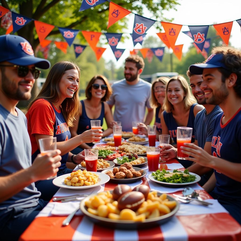 Auburn tailgate party