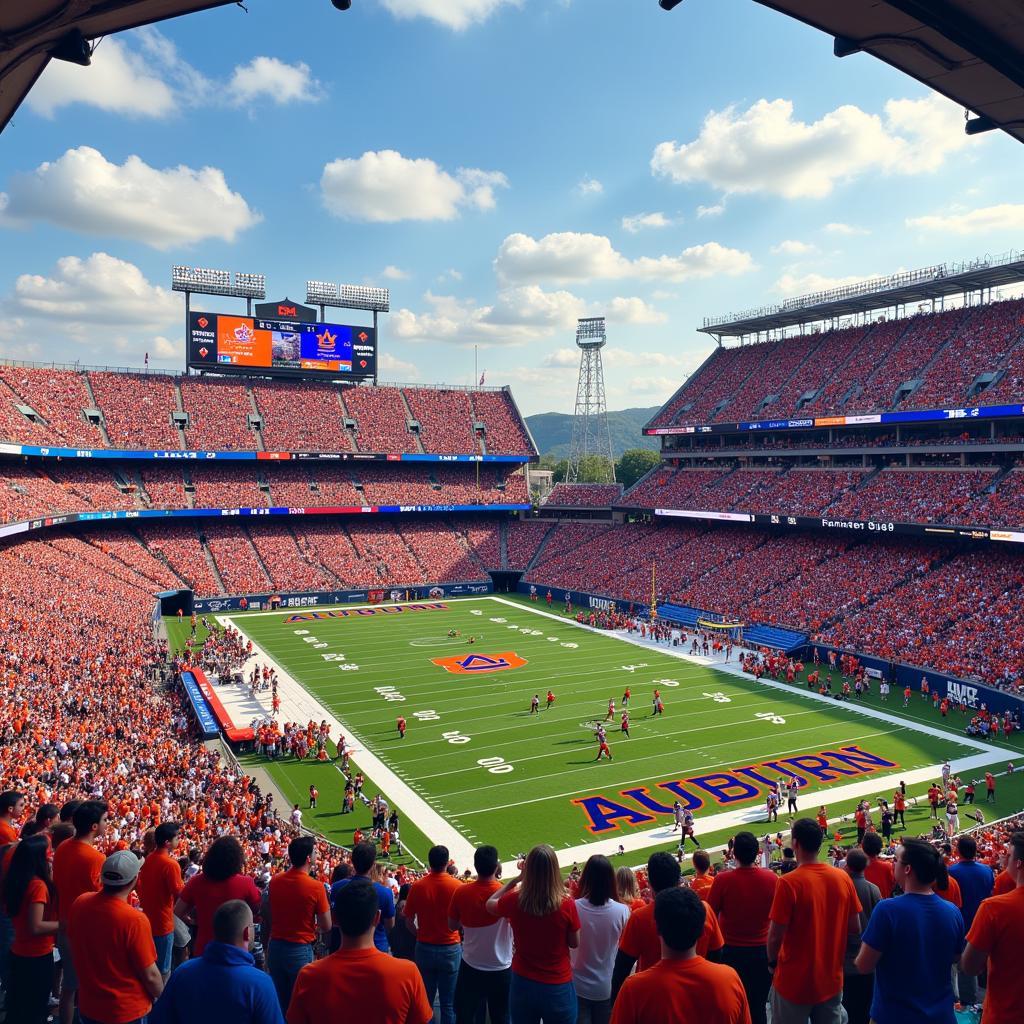 Auburn Tigers football game day