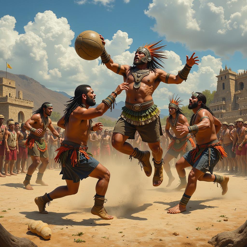 Ancient Aztec Ball Game