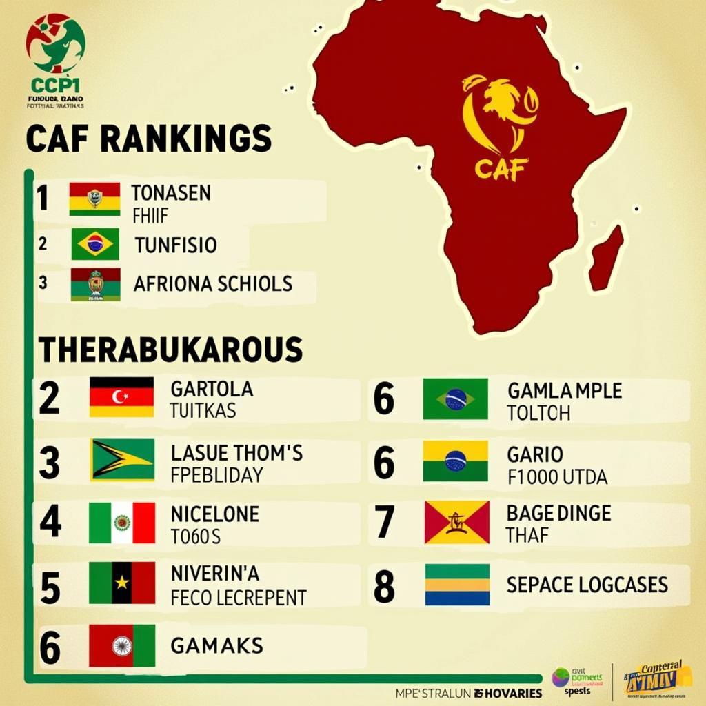 CAF Rankings Table