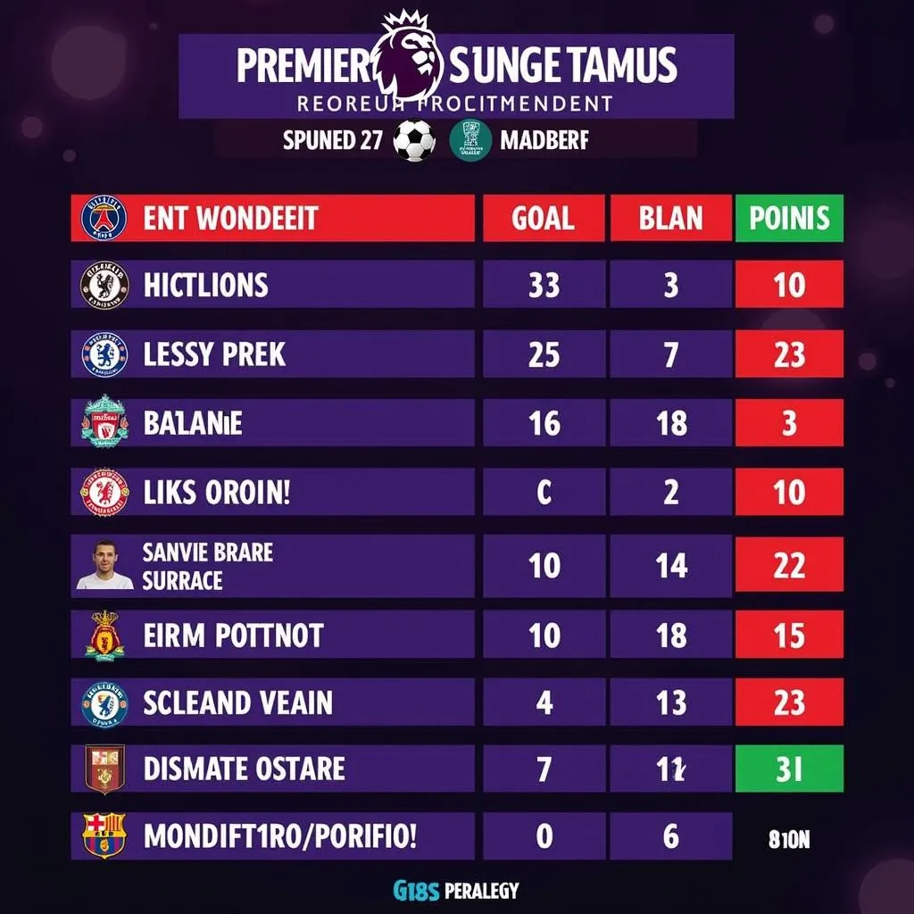 Premier League Table Live Updates