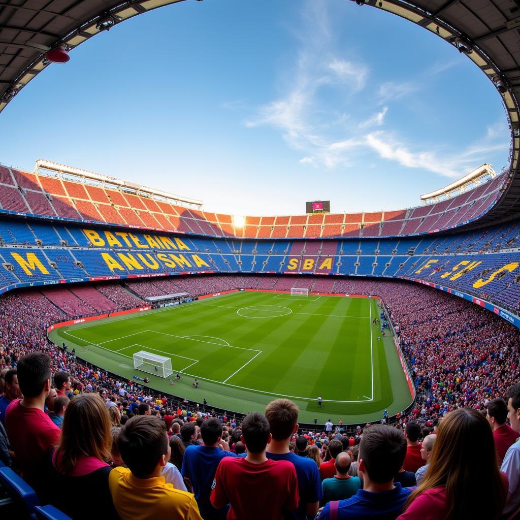 Camp Nou Stadium in Barcelona