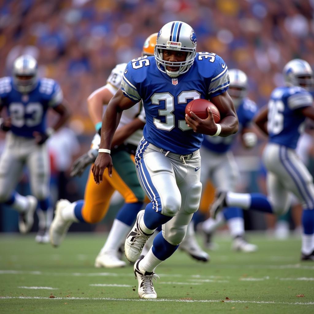 Barry Sanders Detroit Lions 1999