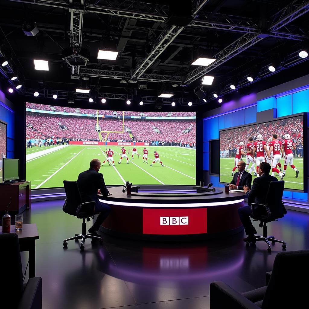 BBC American Football Live Broadcast