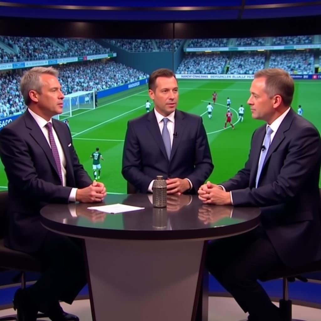 BBC Football Pundits Studio Discussion