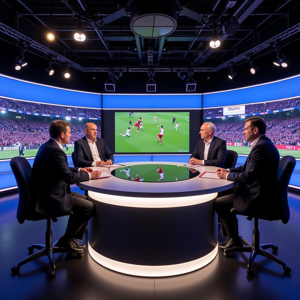 BBC Football Studio with Pundits