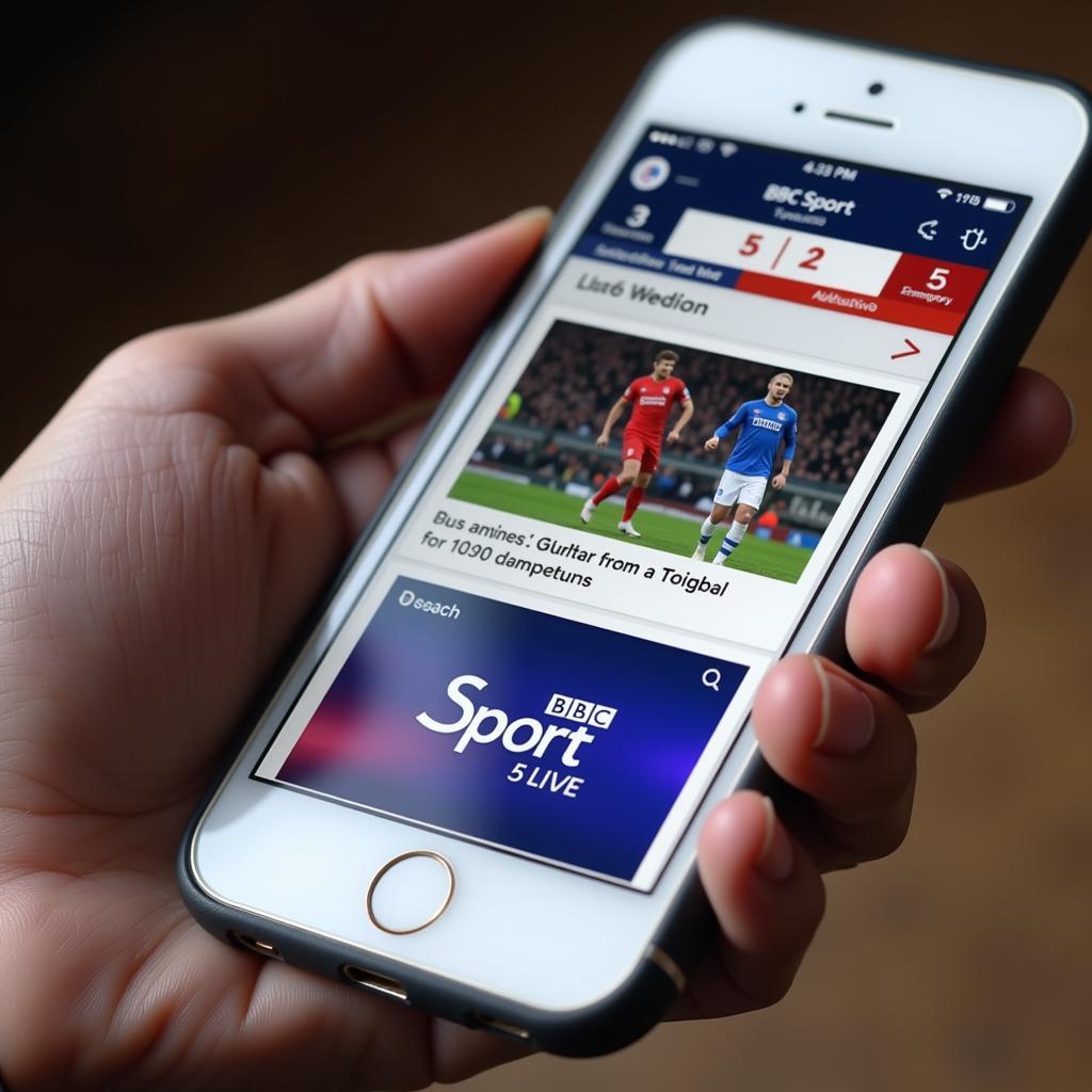 BBC Sport 5 Live Football Mobile App