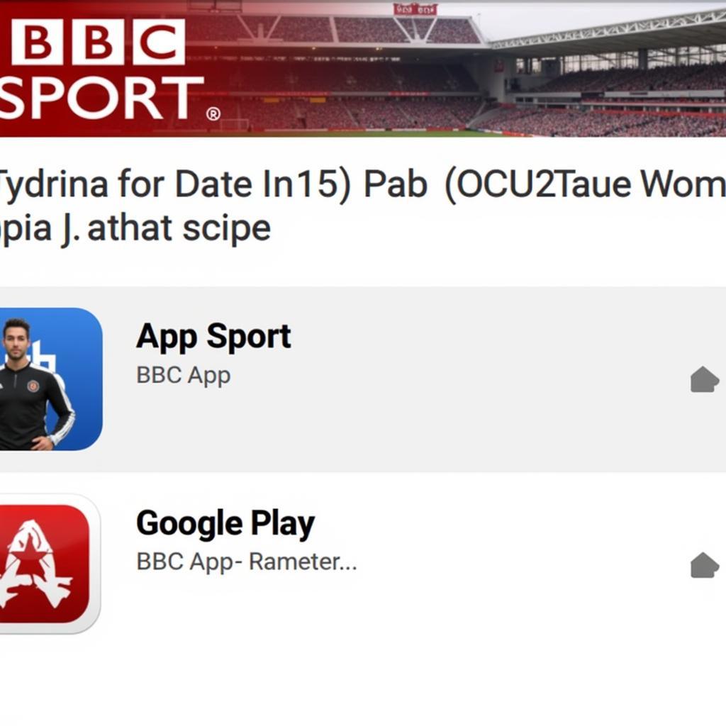 BBC Sport App Tải Về