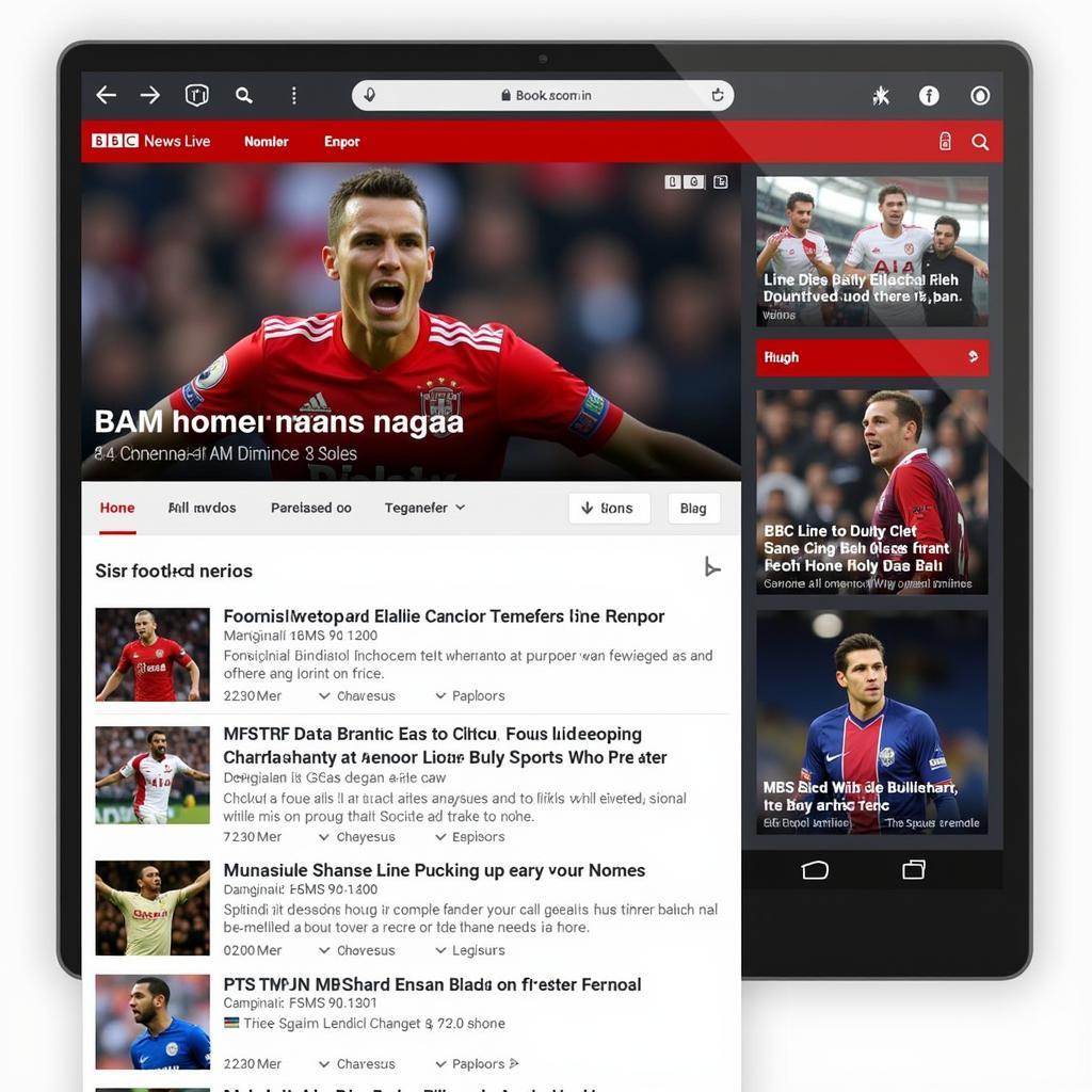 Ứng dụng di động BBC Sport Football News Live