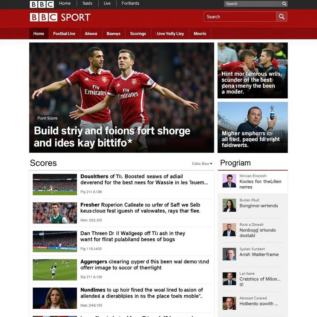 BBC Sport Website