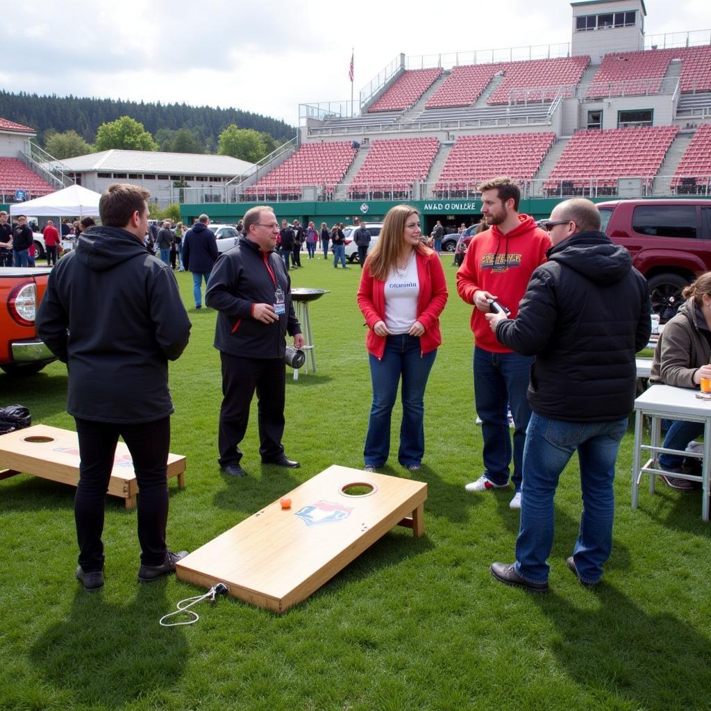 Beavers Football Tailgate Party with Radio