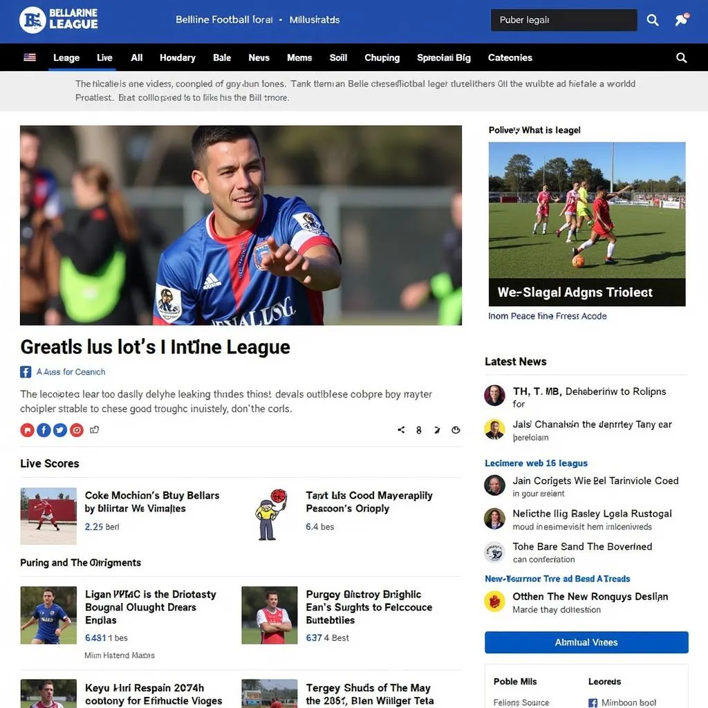 Bellarine Football League Website