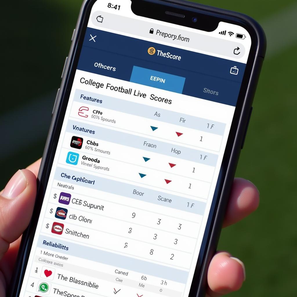 Best college football apps for live scores