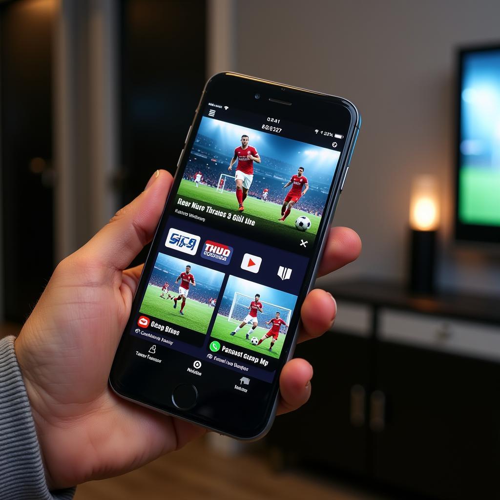 Football Apps on Smartphone