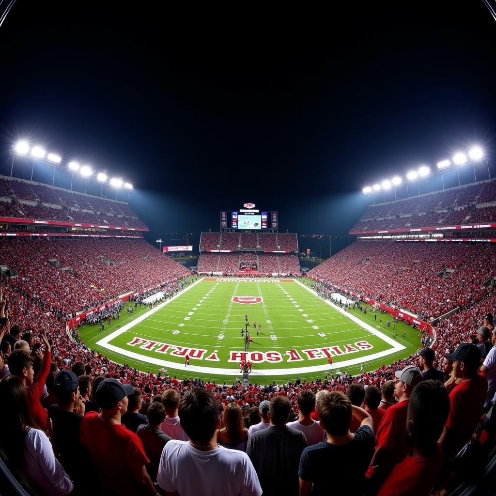 Big Ten Football Stadium Crowd