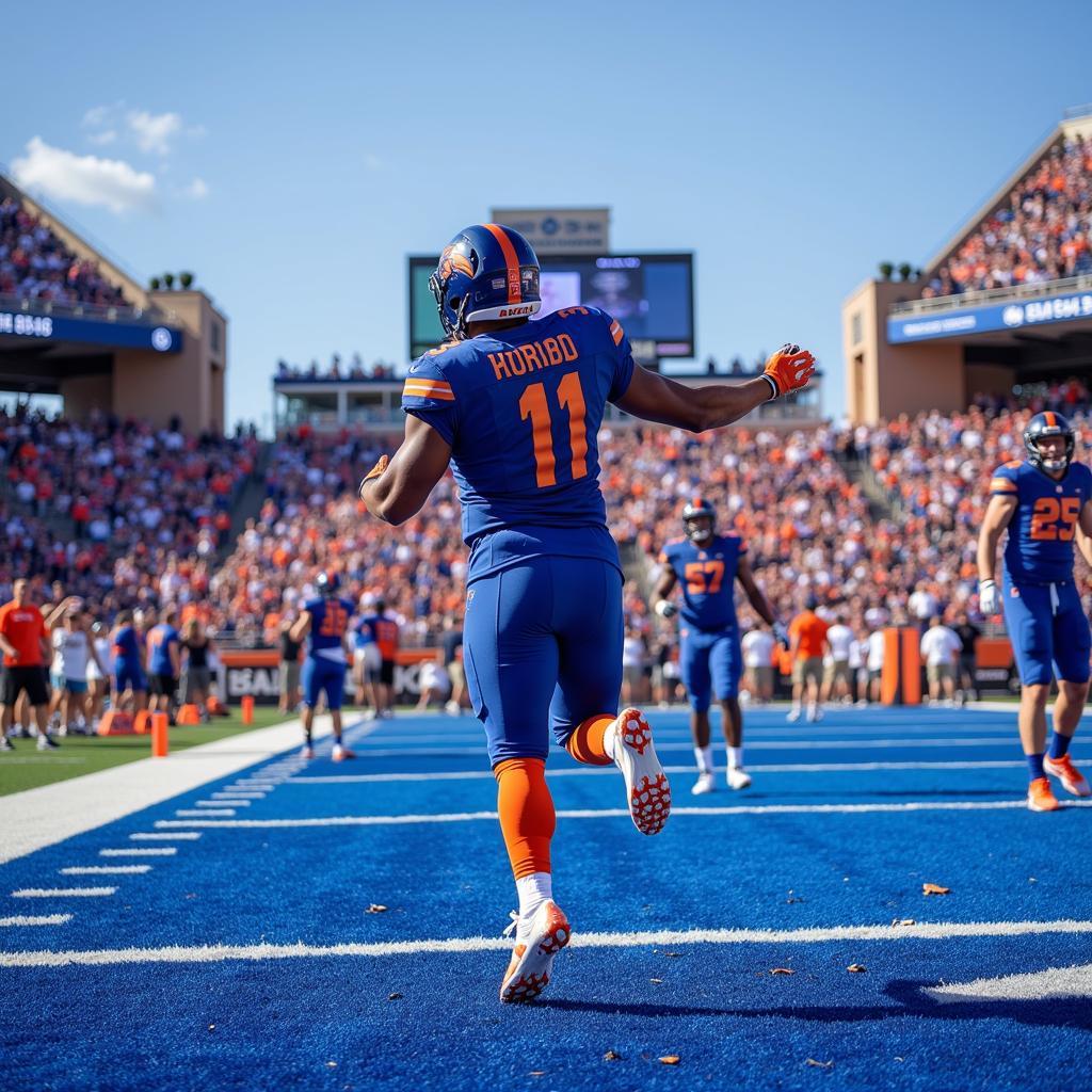 Boise State Broncos Football Game Action