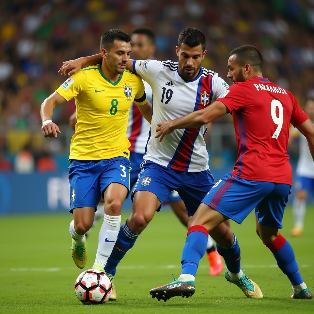 Brazil vs Paraguay đối đầu tại Copa America