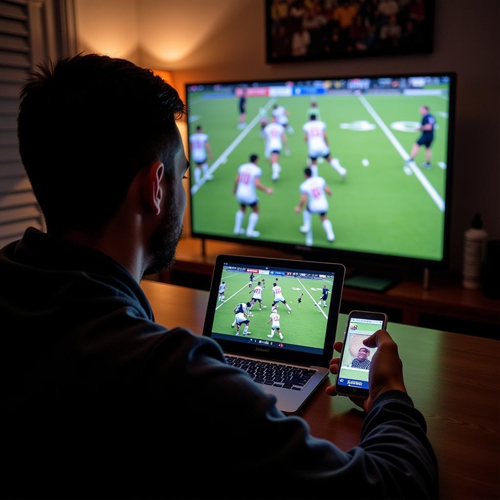 Watching Broken Arrow Union Football on a live stream