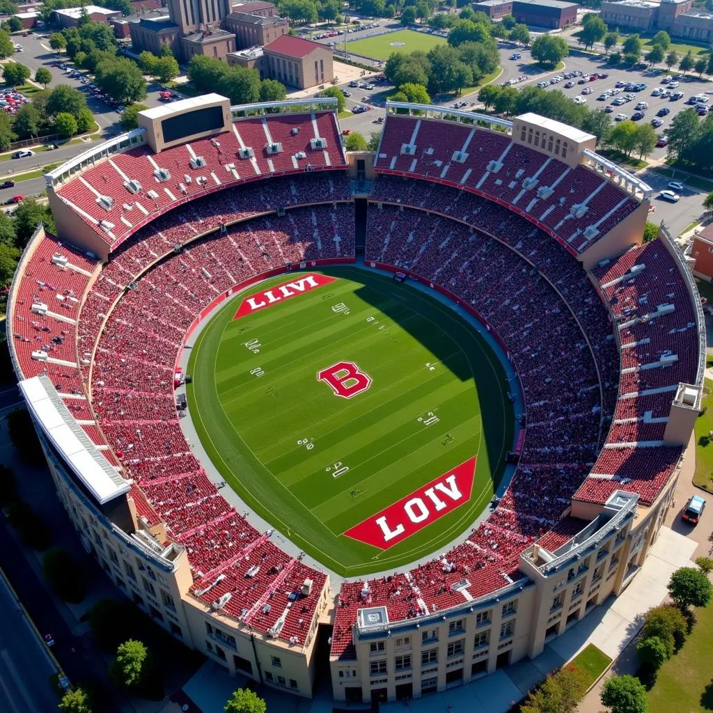 Bryant-Denny Stadium Aerial View